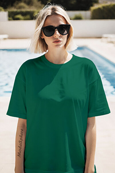 ModaSphere BASKISIZ SADE BİSİKLET YAKA KISA KOLLU UNISEX TİŞÖRT