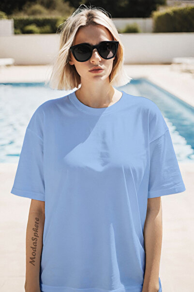 ModaSphere BASKISIZ SADE BİSİKLET YAKA KISA KOLLU UNISEX TİŞÖRT