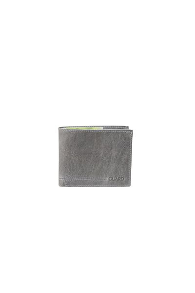 GUARD Gray Tiguan Crazy Genuine Leather Men's Wallet P777