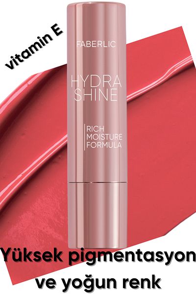 Faberlic Hydra Shine Satin Sper Lipstick, Red Mulberry Tint 40239