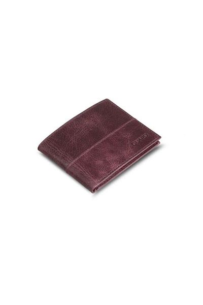 GUARD Antique Burgundy Thin Classic Genuine Leather Men's Wallet P883