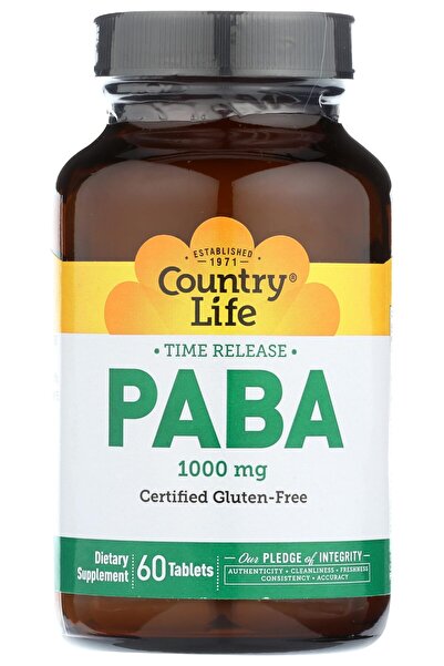COUNTRY LIFE , Paba 1000Mg, 60 Count