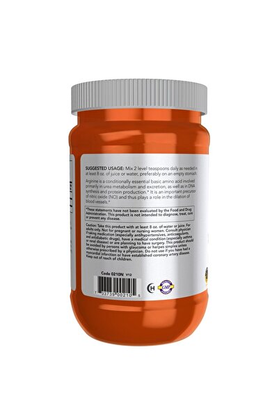 Now Foods NOW Sports Nutrition, L-Arginine Powder, Nitric Oxide Precursor, Amino Acids, 1-Pound