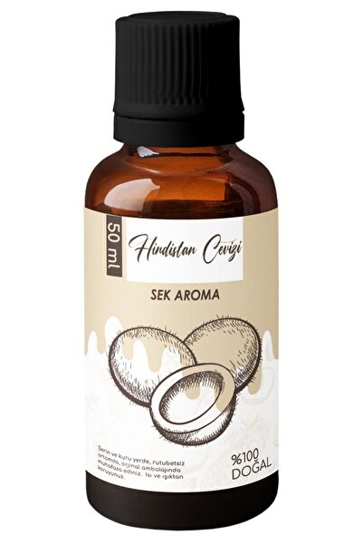 Sek Aroma خليط جاهز بنكهة جوز الهند - نكهة جوز الهند 50 مل (متوافق مع 5 لتر)