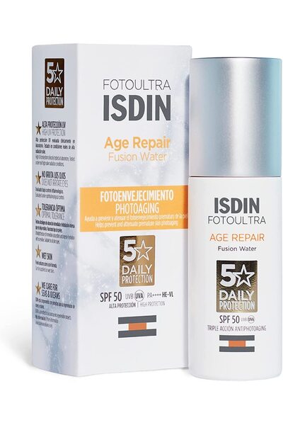 ISDIN فيوجن ووتر ماجيك ريبير بعامل حماية من الشمس 50+ 50 مل