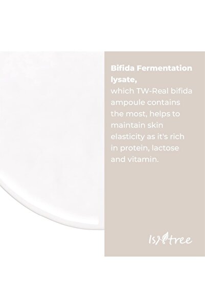 Isntree TW-Real Bifida Ampoule 50ml | Skin Elasticity, Texture, Tone & Wrinkle Care