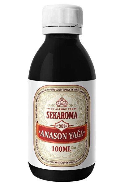 Sek Aroma Kristalize Özel Saf Anason Yağı 100 ml