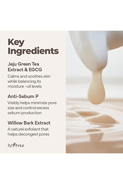 Isntree Green Tea Fresh Emulsion 120ml | Jeju Green Tea | Balances Oil & Moisture | Lightweight