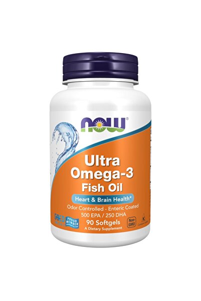 Now Foods Supplements, Ultra Omega-3 Molecularly Distilled and Enteric Coated...