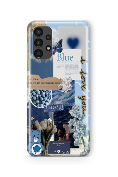 Multitronic حافظة شفافة مطبوعة بتصميم Truelove متوافقة مع هاتف Samsung Galaxy...