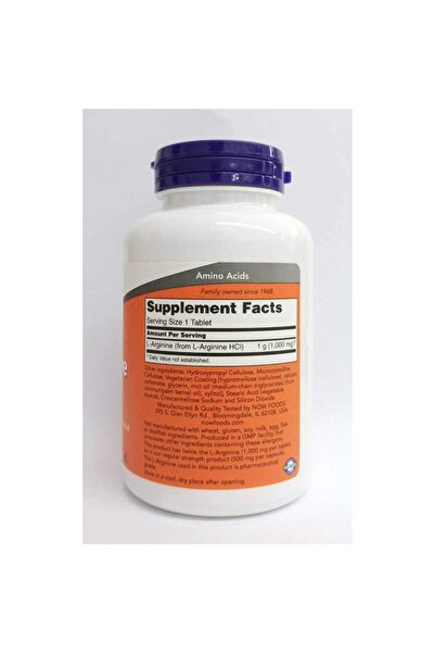 Now Foods L-Arginine 1000 mg - 120 Tabs 6 Pack