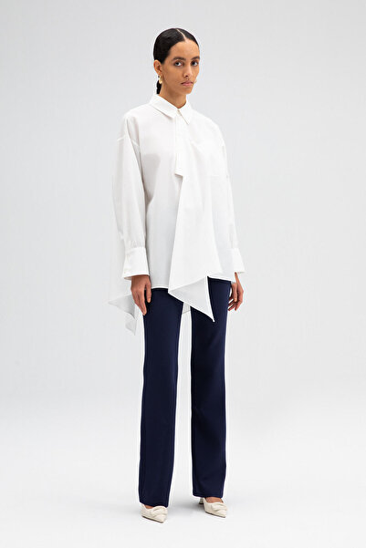 Touché Privé ASYMMETRIC POPLIN TUNIC