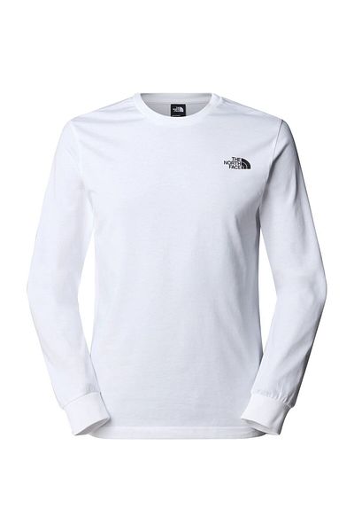 THE NORTH FACE Ανδρικό λευκό μπλουζάκι - L/S, Easy Fit, Nf0a8a6ffn41