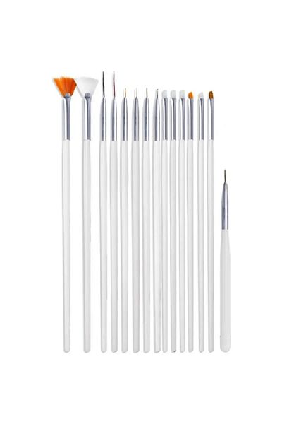Daisy 15 Pieces Acrylic Paint and Gouache Brush Set - For Painting Art, Art, Makeup and Gild