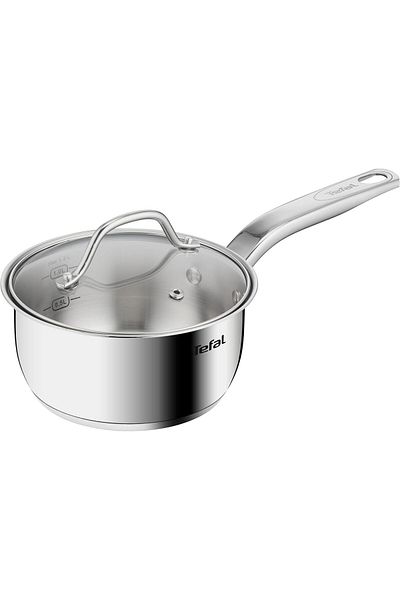 TEFAL Intuition saucepan 16 cm+lid |Premium Stainlesss steel 18/10 | Inside markings | B8642274
