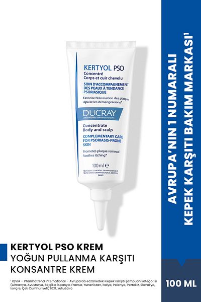 Ducray Kertyol Pso Intensive Anti-Flaking Concentrated Cream 100ml