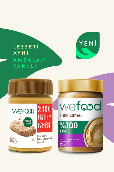 Wefood %100 Fıstık Ezmesi 300 gr