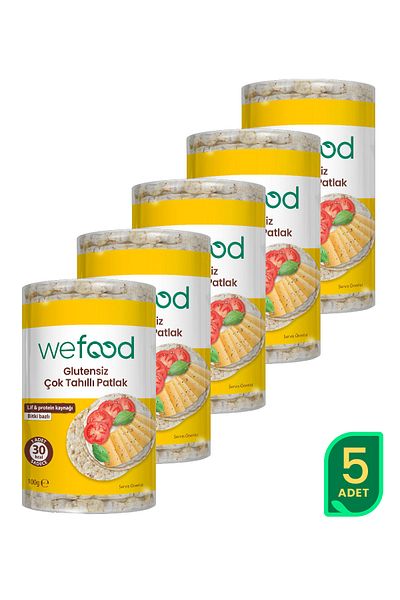 Wefood 5-Piece 100g Multi-Grain Patlak Set