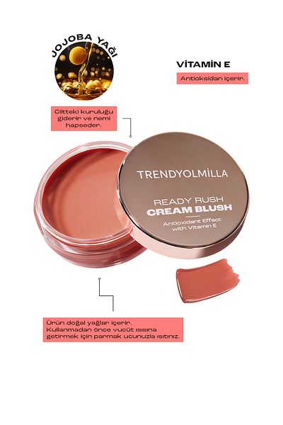 Trendyolmilla Beauty Natürliche Öle - Feuchtigkeitsspendende und nährende Creme Bubblegum TKZAW25LK00000