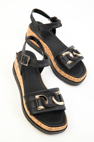 SOHO Women's Black Sandals 20326