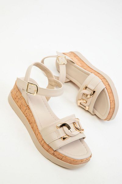 SOHO Beige Women's Sandals 20326