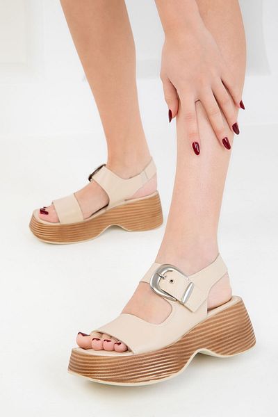 SOHO Beige Women's Sandals 20334
