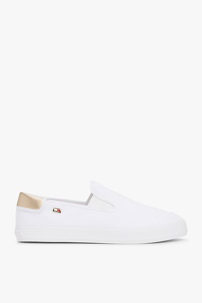 Tommy Hilfiger VULC PLÁTNĚNÉ NAVLÉKACÍ TENISKY