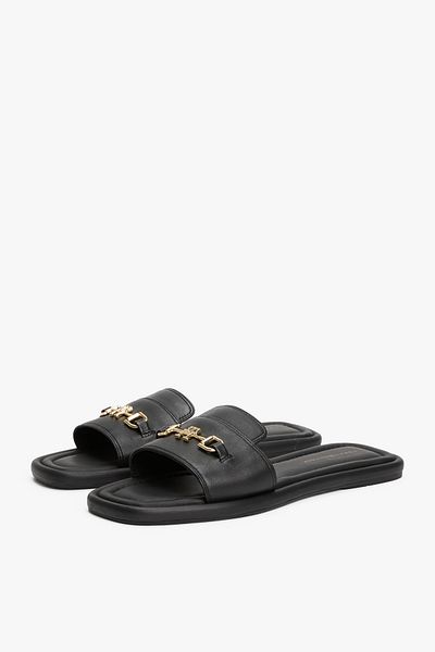 Tommy Hilfiger HORSEBIT MULE din piele