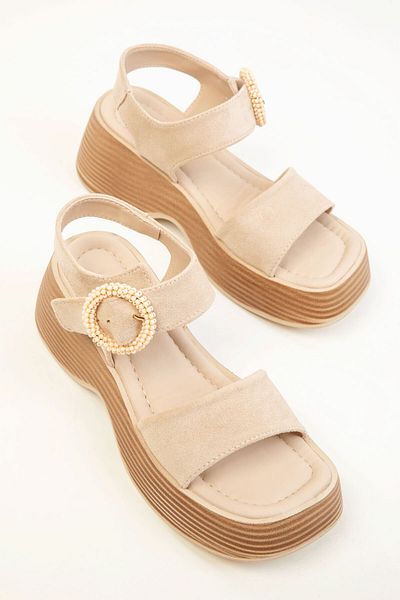 SOHO Wildleder Damen Sandalen - Skin 20328