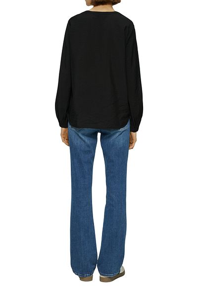 s.Oliver Gathered gathering, στρογγυλό στρίφωμα, viscose blend, casual