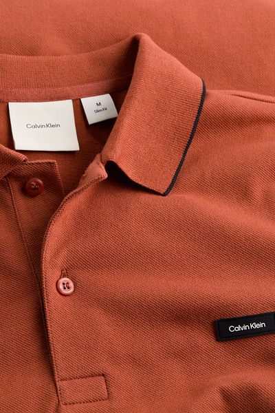 Calvin Klein Pique típusú Stretch Polo