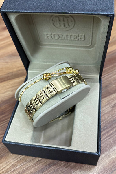 Homies KADIN KOL SAATİ ORJİNAL HEDİYELİK KUTUSU VE BİLEKLİK HEDİYELİ.HMYSLGF63653