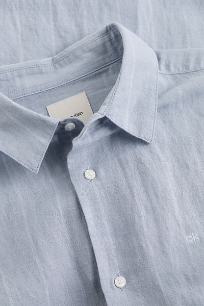 Calvin Klein TRIOC LINEN COTTON STRIPE L/S
