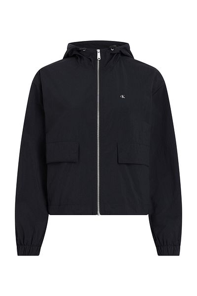 Calvin Klein Cotton Nylon Windbreaker Jacket