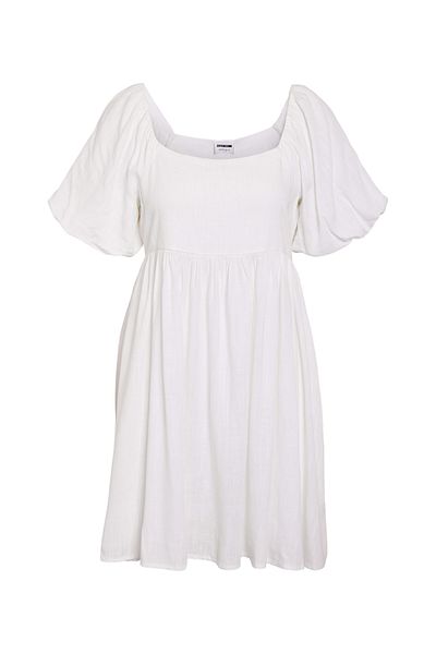 Noisy May Bright White Dress for Women and Girls