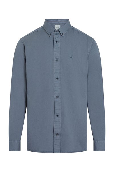 Calvin Klein KLOBOUKOVÁ BARVENÁ LW TWILL L/S KOŠILE
