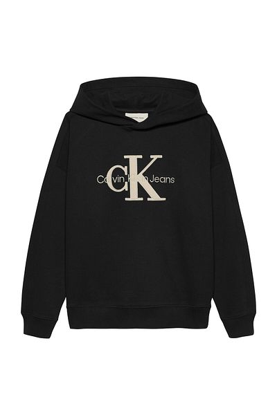 Calvin Klein Mikina s kapucí OTTOMAN MONO APPLIQUE