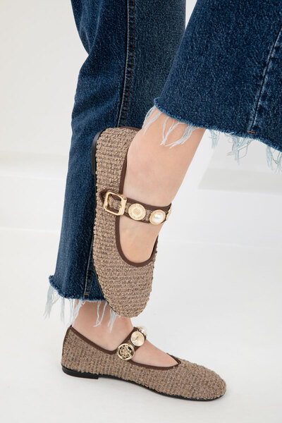 SOHO Women's Brown Ballerinas - Model 19983