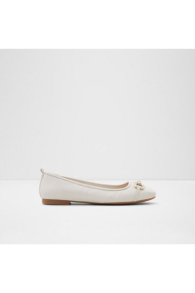 Aldo Goasa white women's flat shoes