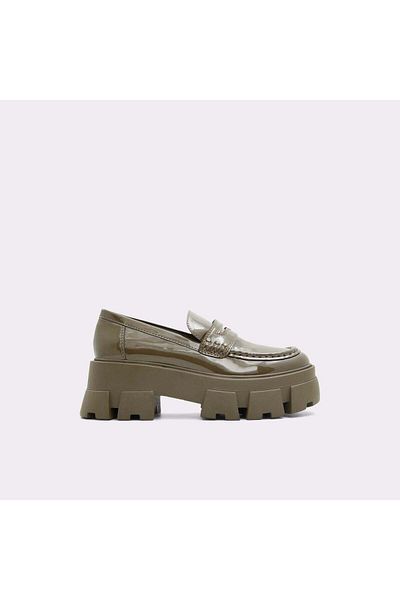 Aldo Bigshow Khaki Women's Loafer Shoes