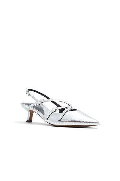 Call it Spring Reginna Silver Women's Heeled Shoes