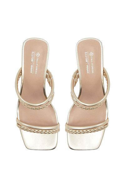 Call it Spring Keelay Gold Women's Heeled Shoes