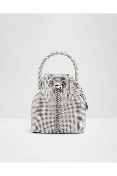 Aldo Pascale Silver Women's Handbag
