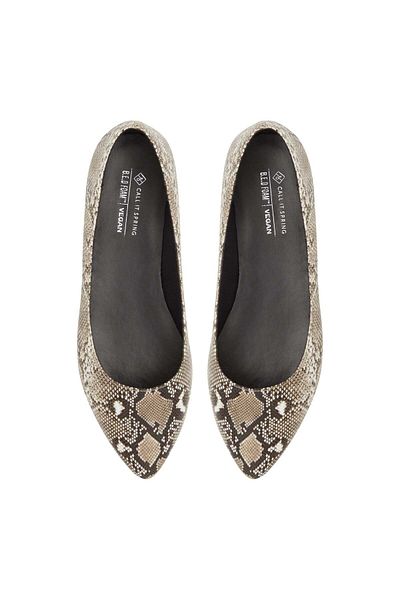 Call it Spring Cathryn ecru women's flat shoes