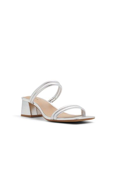 Call it Spring Keelay silver women's high heeled shoes