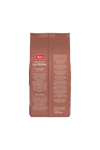 melitta Bellacrema Lacrema Orta Aromalı Kahve Çekirdeği 1000 gr.