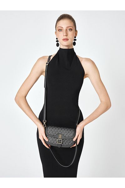 Pierre Cardin Geantă neagră de umăr pentru femei 05PO25Y2008