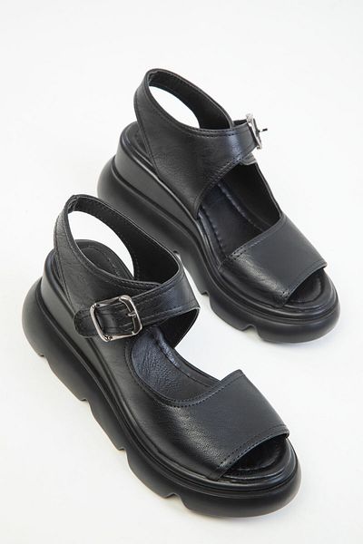 SOHO Women's Black Sandals 20357