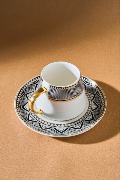 Karaca Globe Sada šálků na kávu pro 2 osoby 80 ml