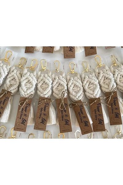 ES-NA Macrame Keychain 20 Pieces